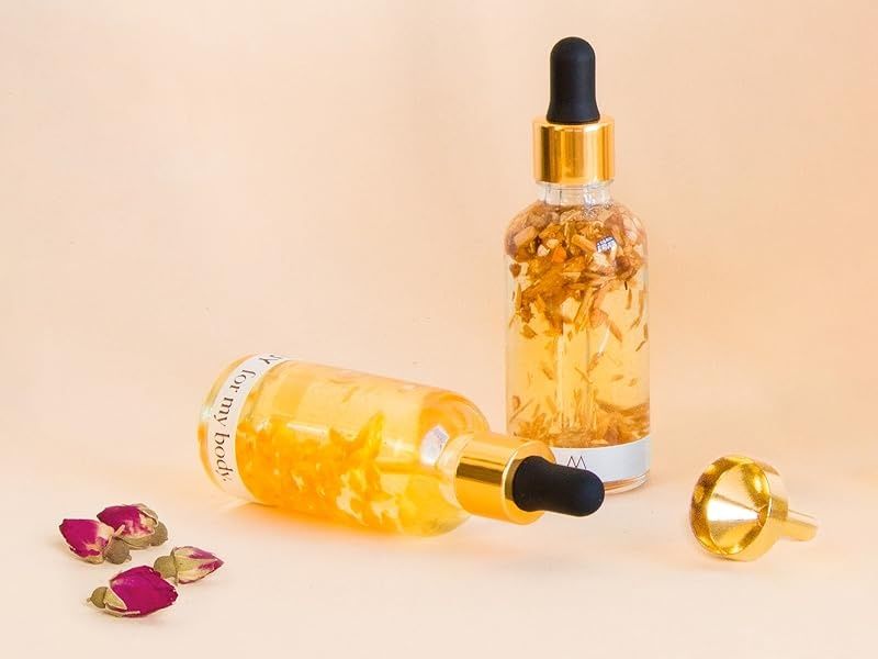 Подаръчен комплект масла за тяло MUY DIY Включва бадемово масло и др.