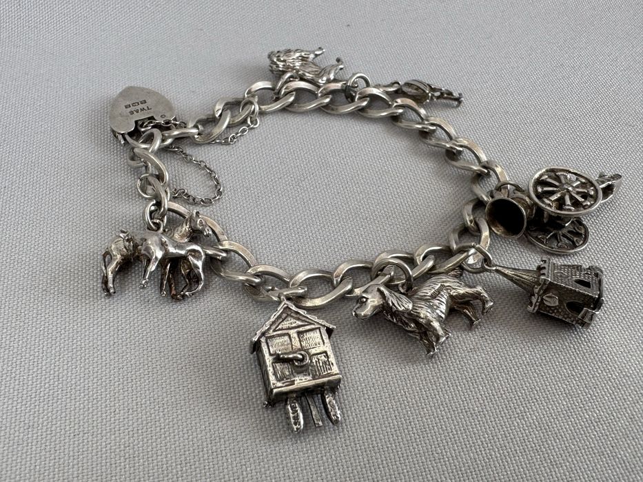 Bratara englezeasca din argint