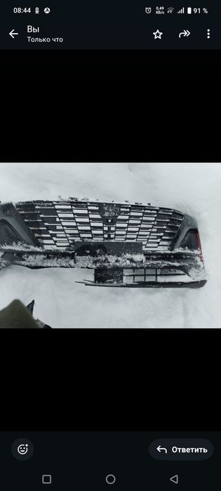 Бампер передний на changan cs55 plus