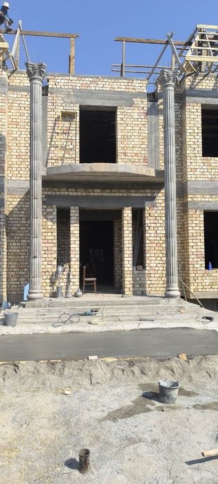 Rim ustunlari stilida ustunlar quyib beramiz