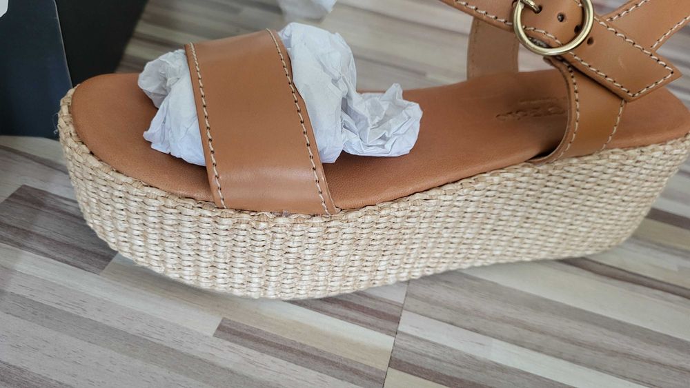 Сандали на  Marc O'Polo зелени и кафяви