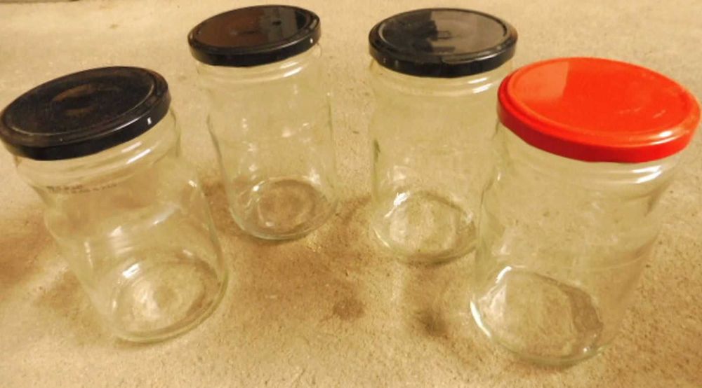 Буркани + винтови капачки комплект 720 мл, 540 мл, 360 мл.