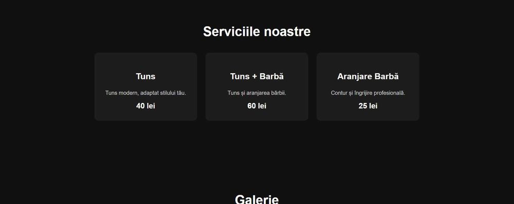 SITE-URI PROFESIONALE (pozele sunt doar exemple)