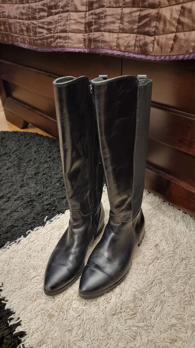 Cizme dama lungi din piele naturala 37