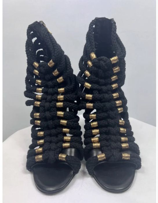 Balmain черни сандали размер 38 - нови