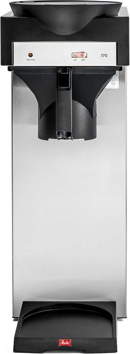 Melitta 20347 Кафемашина с филтър за изолирана кутия 170 м, неръждаема стомана / черна