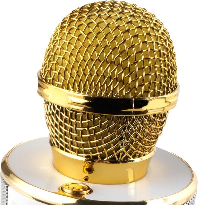 Комплект от 2 безжични златисти караоке микрофона Intempo