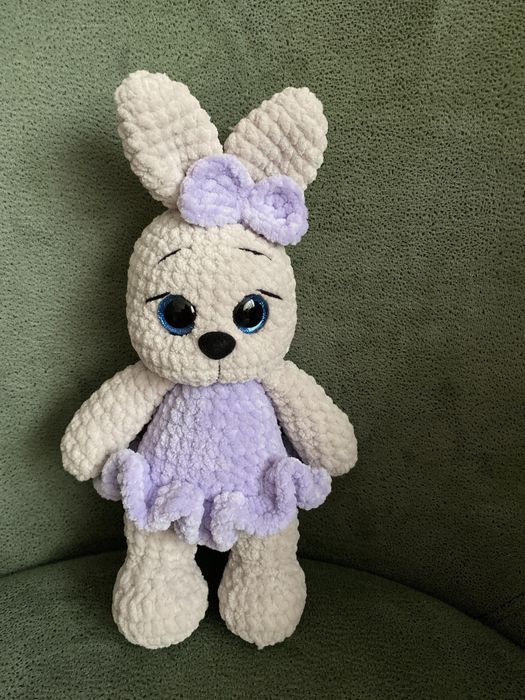 Ръчно плетени играчки плюшено зайче/ мече амигурум