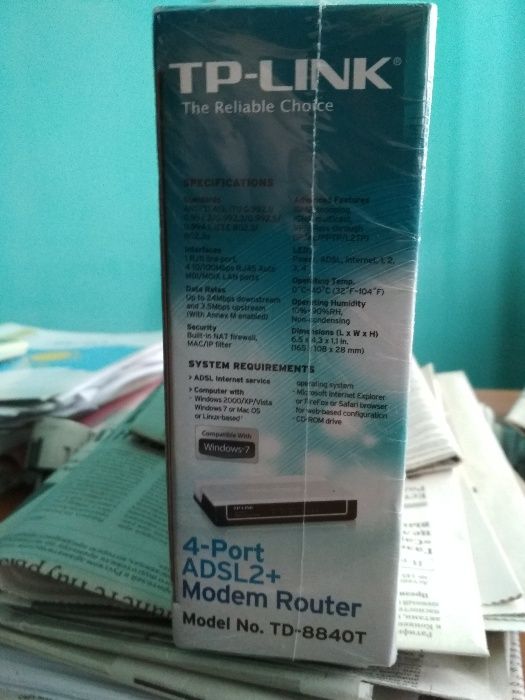 Модем TP LINK TD - 8840 T