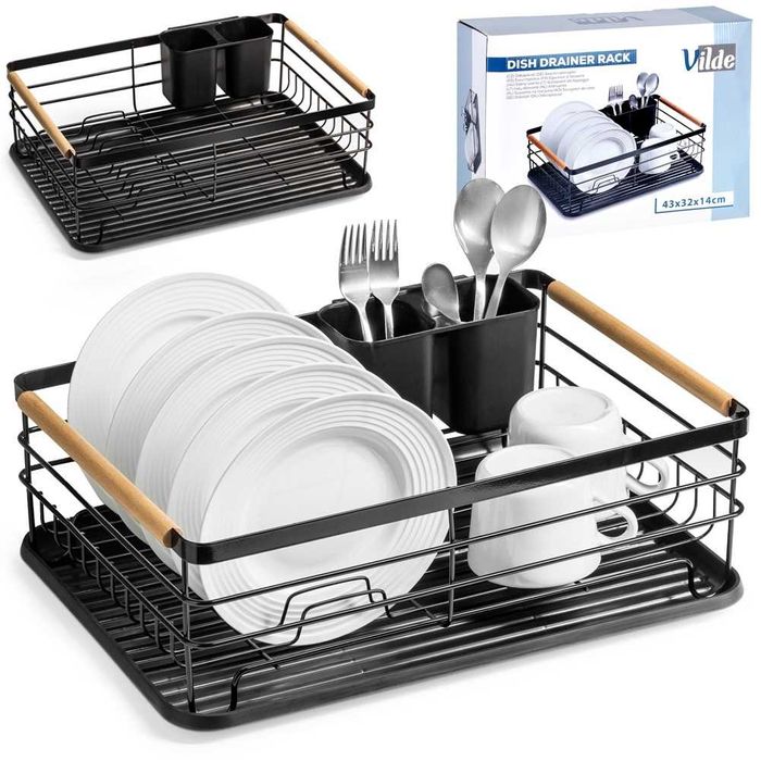 Сушилник/отцедител за съдове и прибори от неръждаема стомана