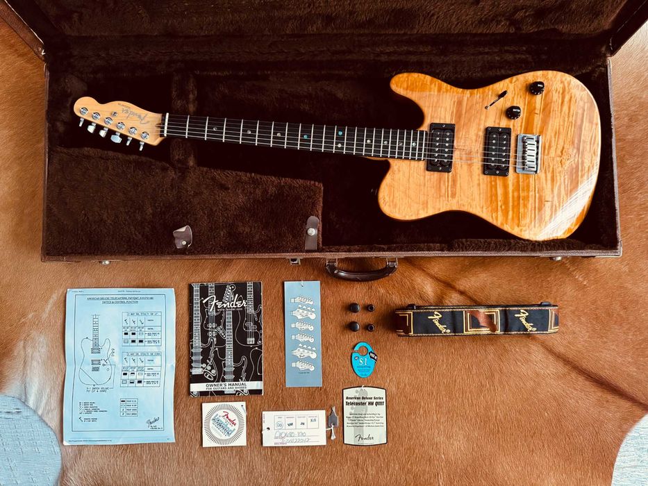 Made in USA! 2004 Fender American Deluxe Telecaster QMT!