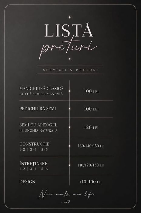 Manichiură- construcție gel,ojă semipermanentă ,tipsuri reutilizabile