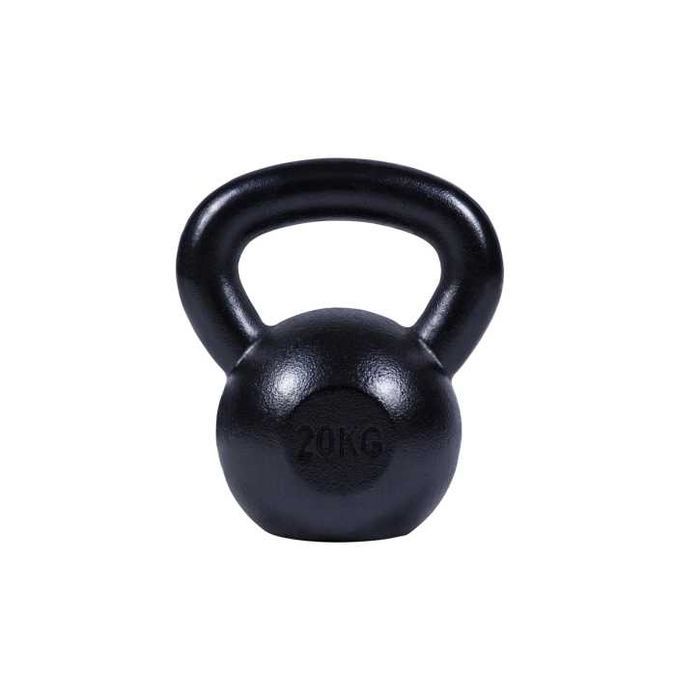Kettlebell din fier 20kg Negru