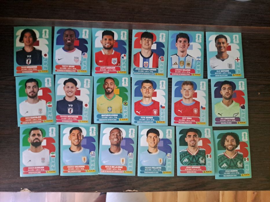 Stickere panini 2026 wc