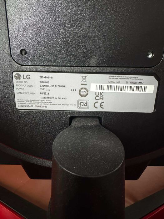 Monitor  LG Gaming UltraGear LED IPS LG 27