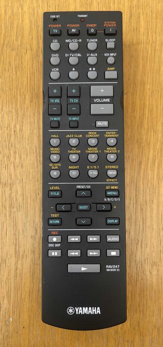 Дистанционни Yamaha за ресивъри , усилватели, системи