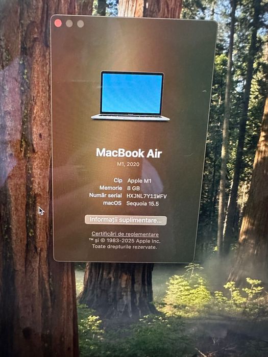 Apple MacBook Air Retina 13" - 2020 - 8 GB RAM - 256 GB SSD