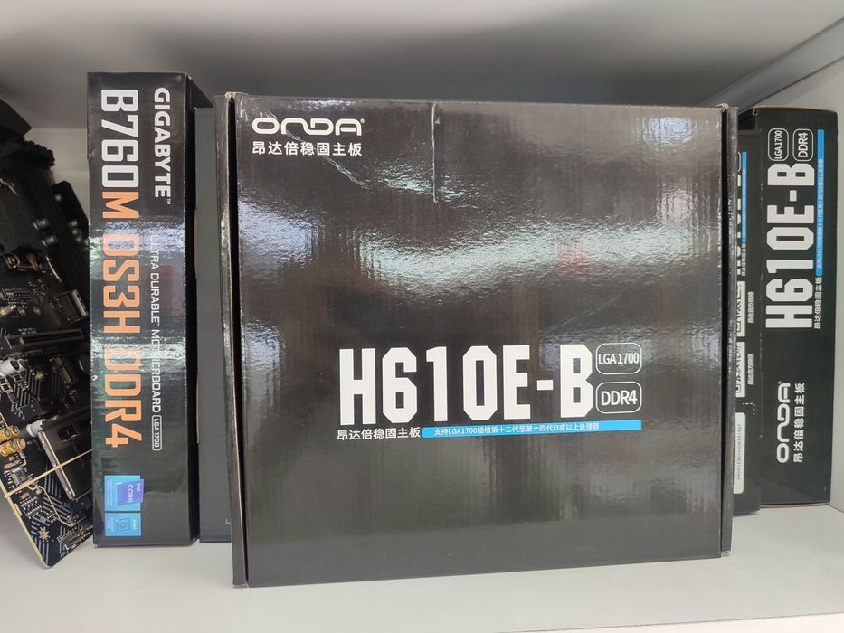 Материнская плата h610 чипсет, 1700 сокет, 12 13 14 поколение, новые