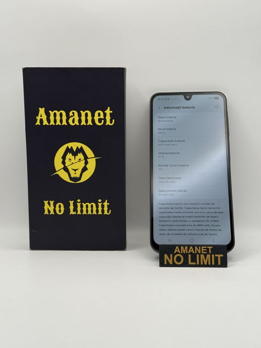 Samsung A26 5G Black 128GB Baterie 97% Cicluri 109 ,AMANET NO LIMIT  , Garantie 12 Luni