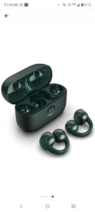 Casti bluetooth stereo Moto Buds Loop, True Wireless, Sound by Bose