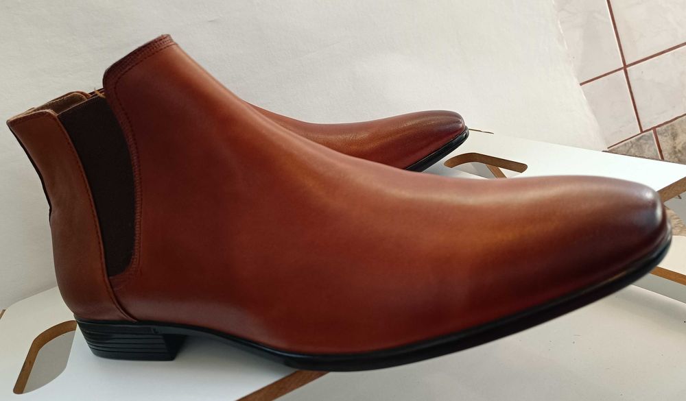 Ghete chelsea 45 plain toe premium ALDO NOI piele naturala moale