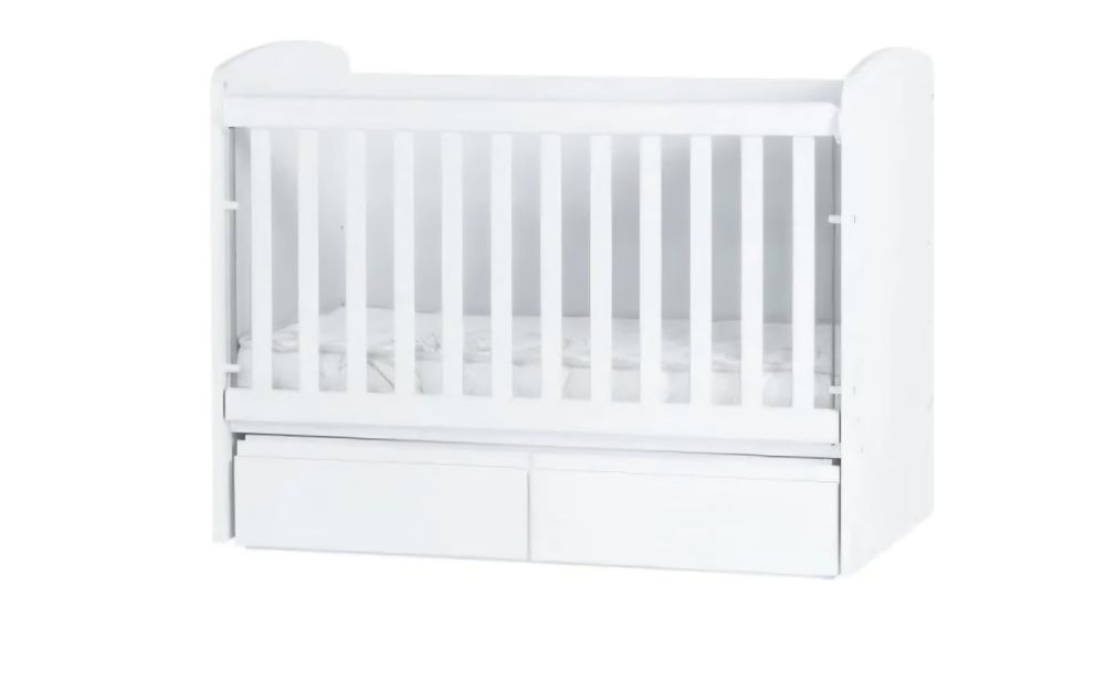 Дървена Бебешка кошара 60/120 с люлеещ механизъм