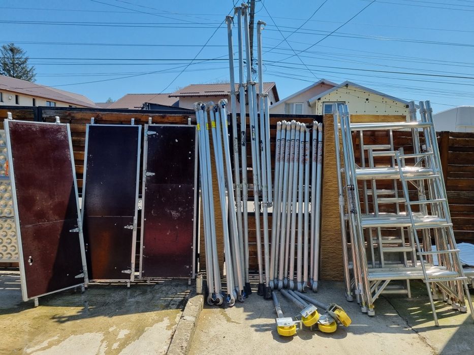 Schela aluminiu turn mobil Boss Ladderspan Mobile Towers 3T Urlati • OLX.ro