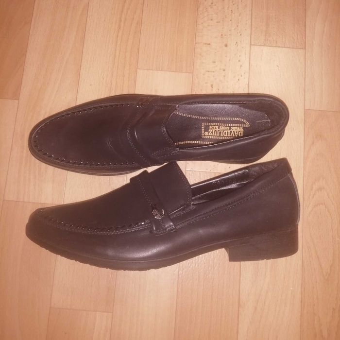 Туфли подростковые чёрные