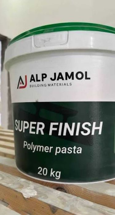 Super Finish – Polimerli tayyor finish shpaklyovkasi (pasta)