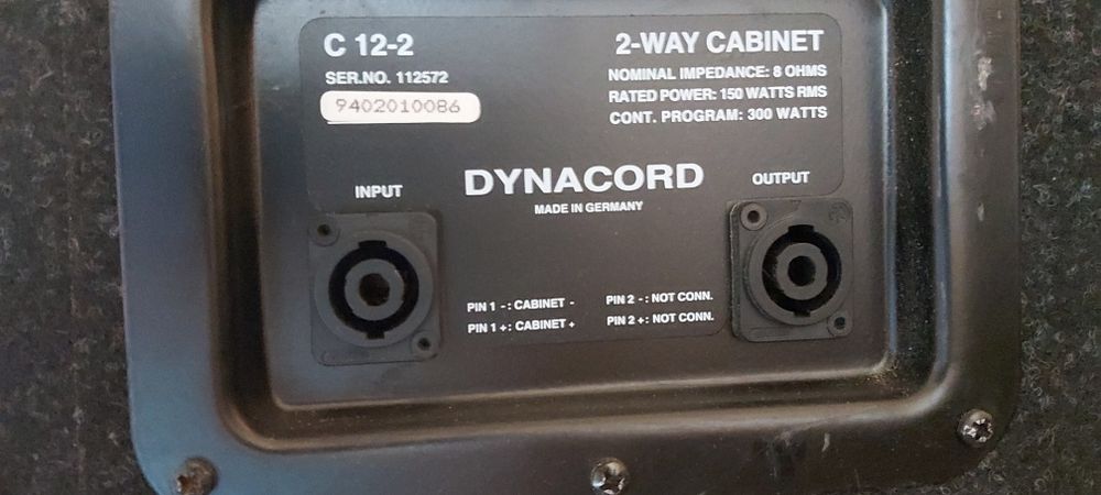 Vând boxe mixer și amplificator Dynacord
