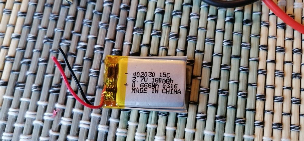 Батерия 3.7v 180mAh