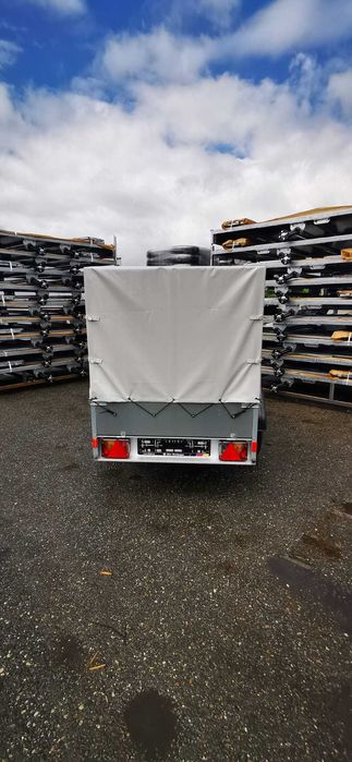 Remorca Stema Germania+ coveltir&prelata: 750kg/200*110*115cm