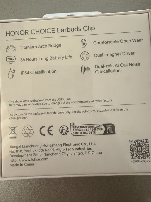 Honor choice earbuds clip
