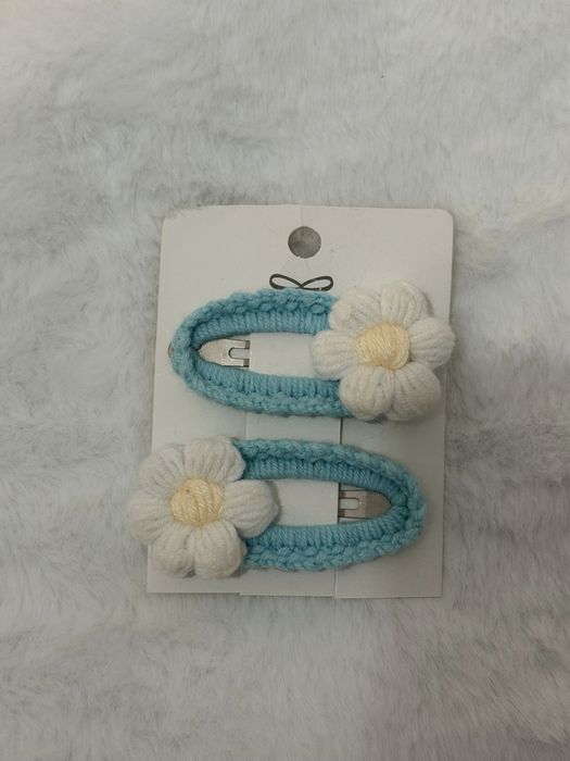 Ръчно плетени детски фиби