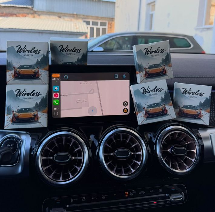 Безжични адаптери 2в1 за Apple CarPlay Android Auto-НА СКЛАД! ГАРАНЦИЯ