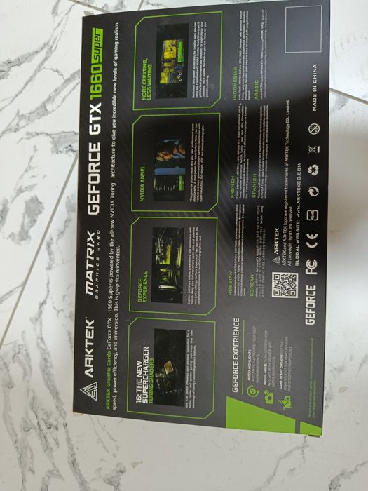 Продам новый видеокарта ARTEK 1660 super 6gb
