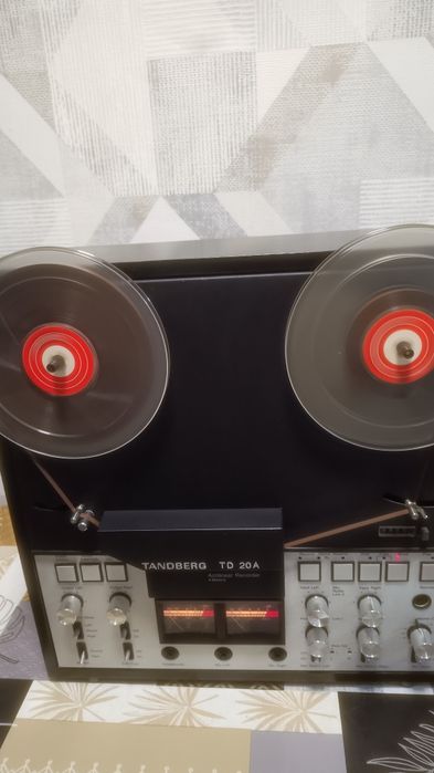 Tandberg TD20 3 capete 4 motoare role mari magnetofon