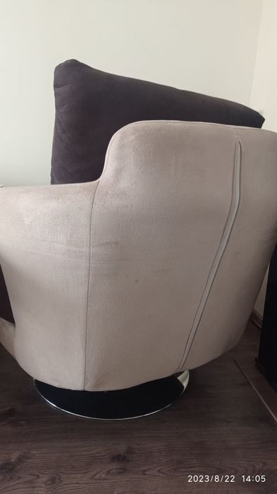 Диван ъглов и фотьойл