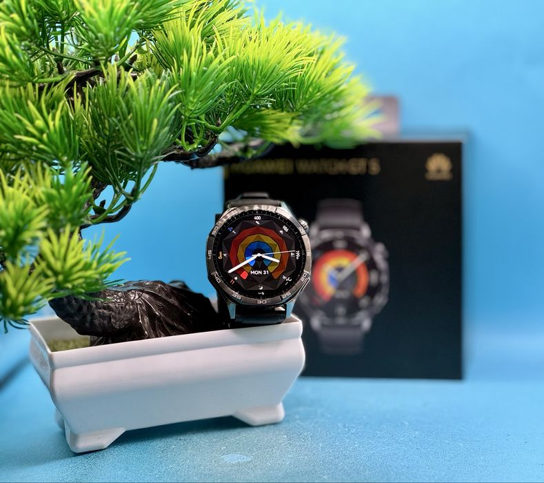 ГАРАНЦИОНЕН!!! Смарт часовник Huawei Watch GT 5, 46mm, Black Strap