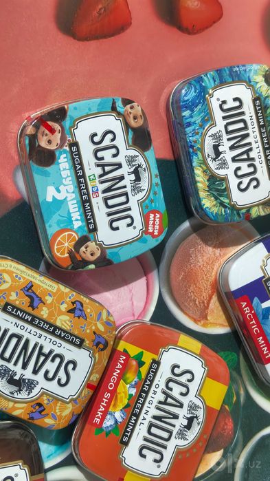 Конфеты Scandic Sugar Free Mints (Лимитированная серия)