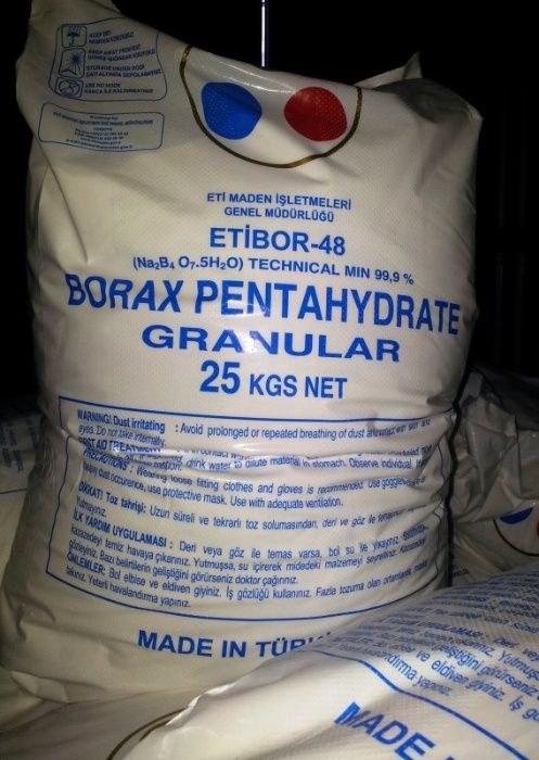 Бура десятиводная , Борная кислота , Этиленгликоль