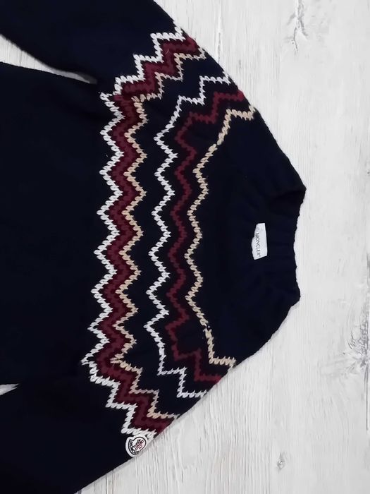 Rochie Moncler Kids Abito, lână și cașmir, chevron, 10 ani/140- Bluze