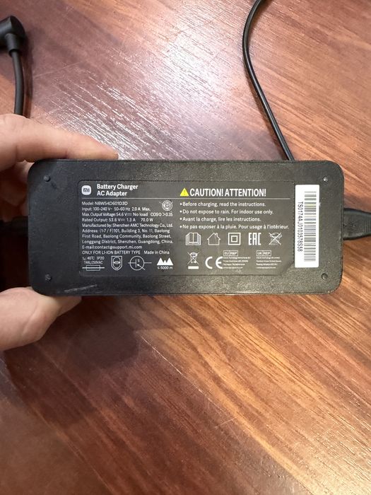 Incarcator Trotineta Xiaomi 53,6V 70W