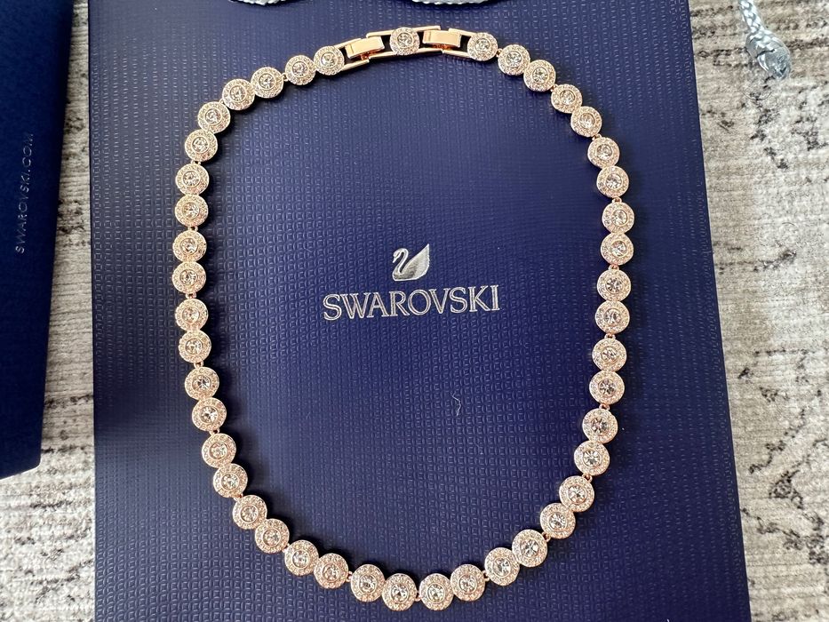 Colier Swarovski rose