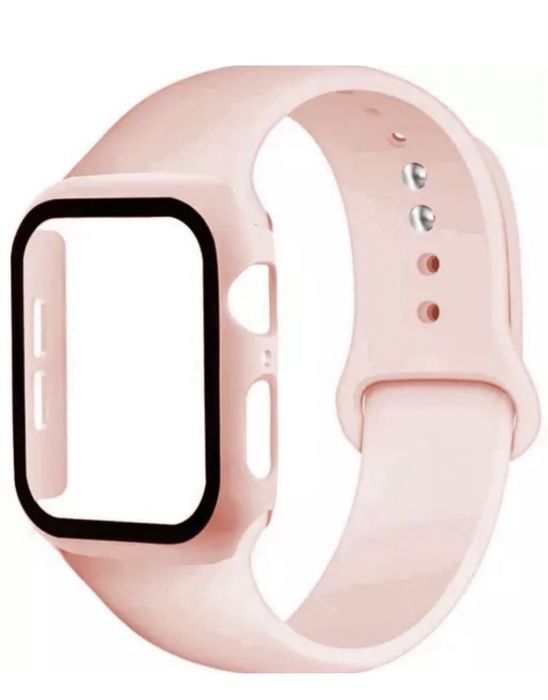 Curea Direct + Husa Carcasa Detasabila Compatibila Ceas Apple Watch