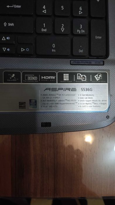 Лаптоп ACER на части