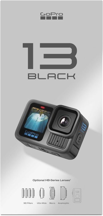 Спортна видеокамера GoPro Hero13, 5.3K60 (НОВА, Неразопакована)