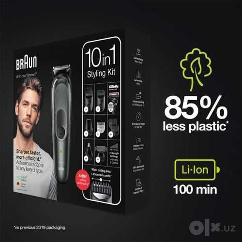 Триммер универсальный Braun MGK7330, 10-в-1 + Бритва Gillette