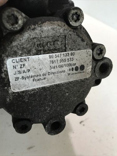 Помпа за хидравлично усилване на волана за Peugeot 407 1.6 HDI (2005) 9654713280