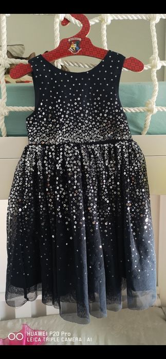 Rochie paiete tulle fete fetite H&M Zara Mango 2-3 98 104